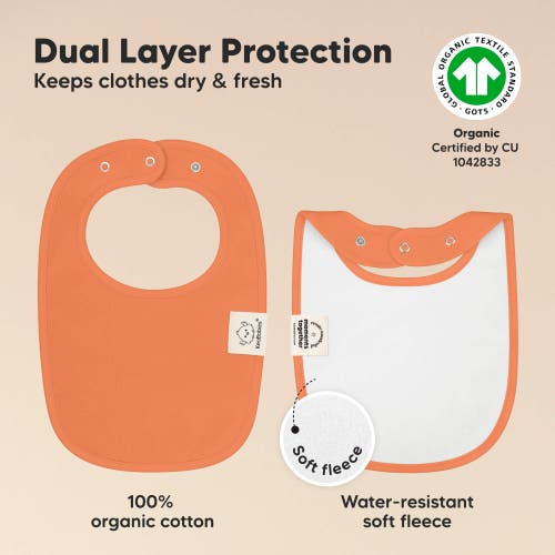 Keababies 8-pack Baby Drool Bibs In Eclipse