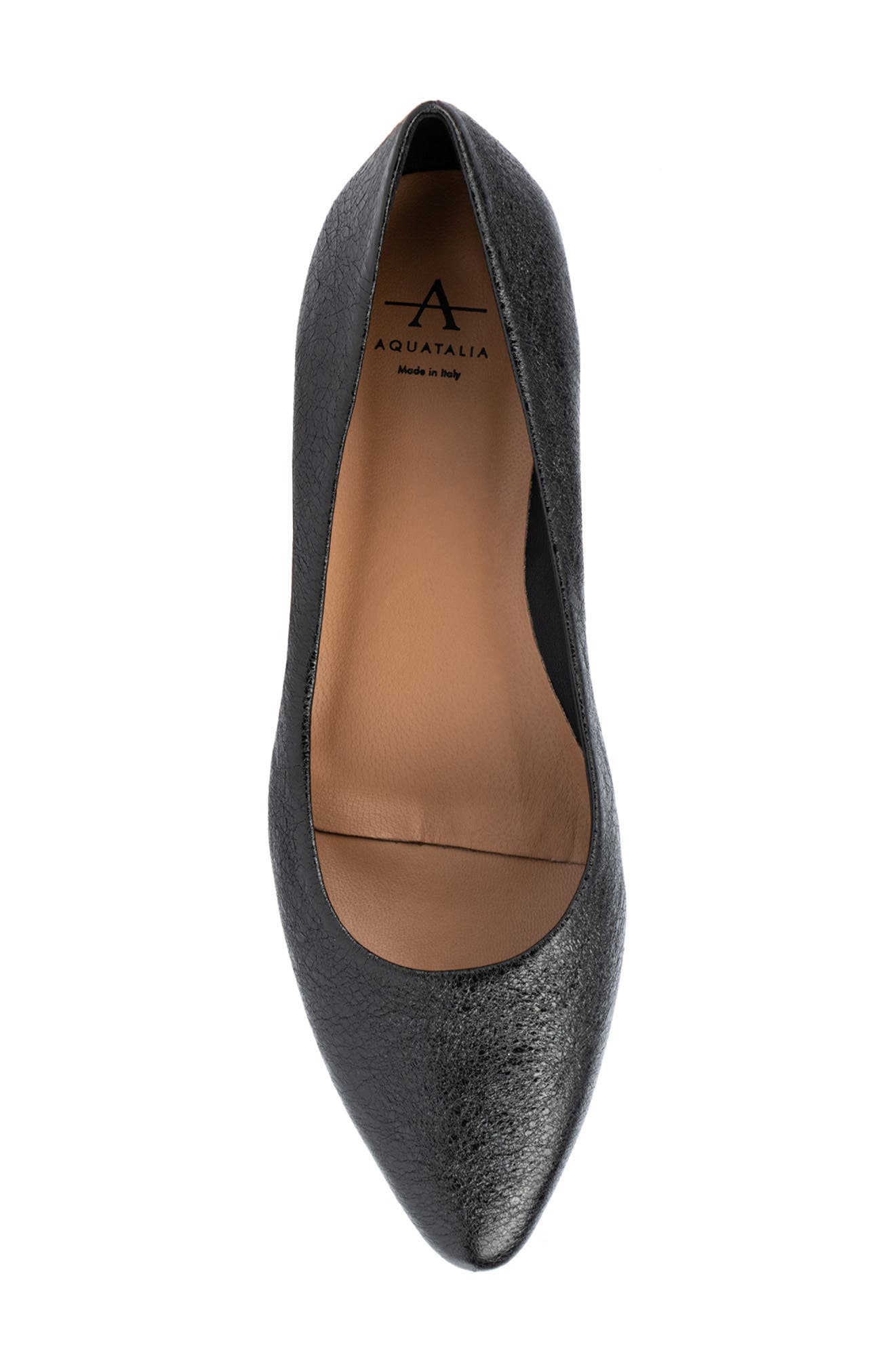 Aquatalia Pasha Weatherproof Pointed Toe Pump, Alternate, color, Black