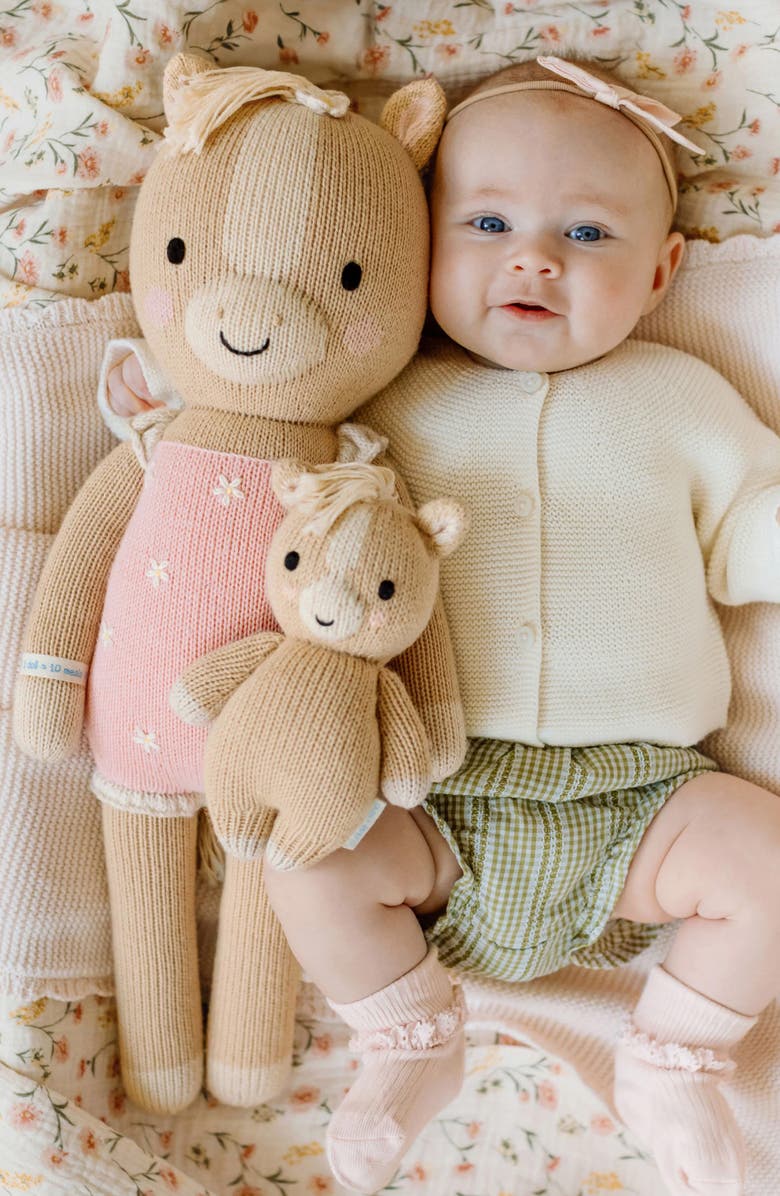 cuddle+kind Sophia the Pony Stuffed Animal, Alternate, color, Pink