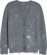 R13 Distressed Wool & Cashmere Boy Cardigan