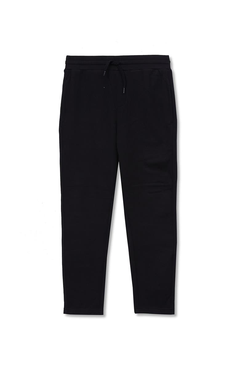 Lands' End Kids Everyday Fleece Pants, Main, color, Black