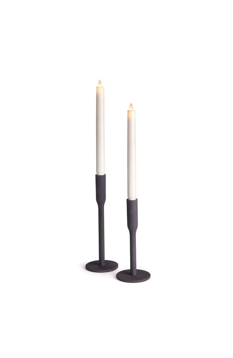 Napa Home & Garden Killian Taper Holders Set of 2, Main, color, Black