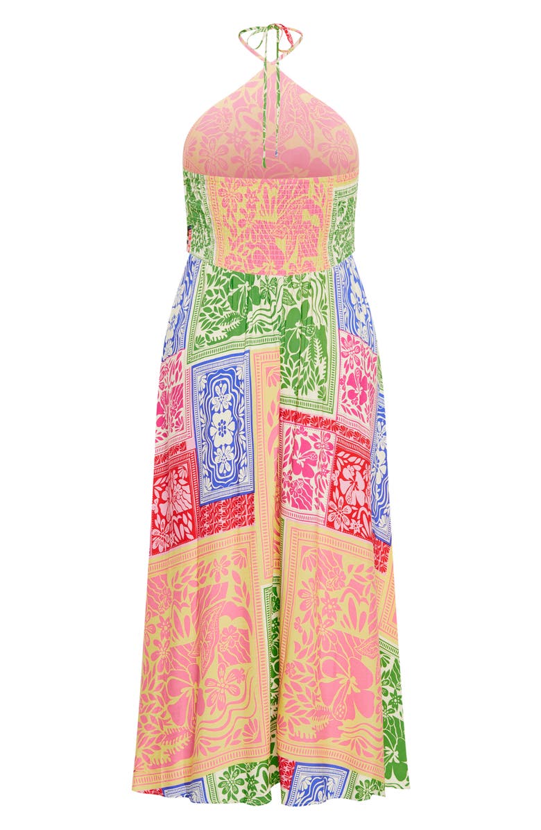 City Chic Love Anthem Halter Maxi Dress, Alternate, color, Love Anthem