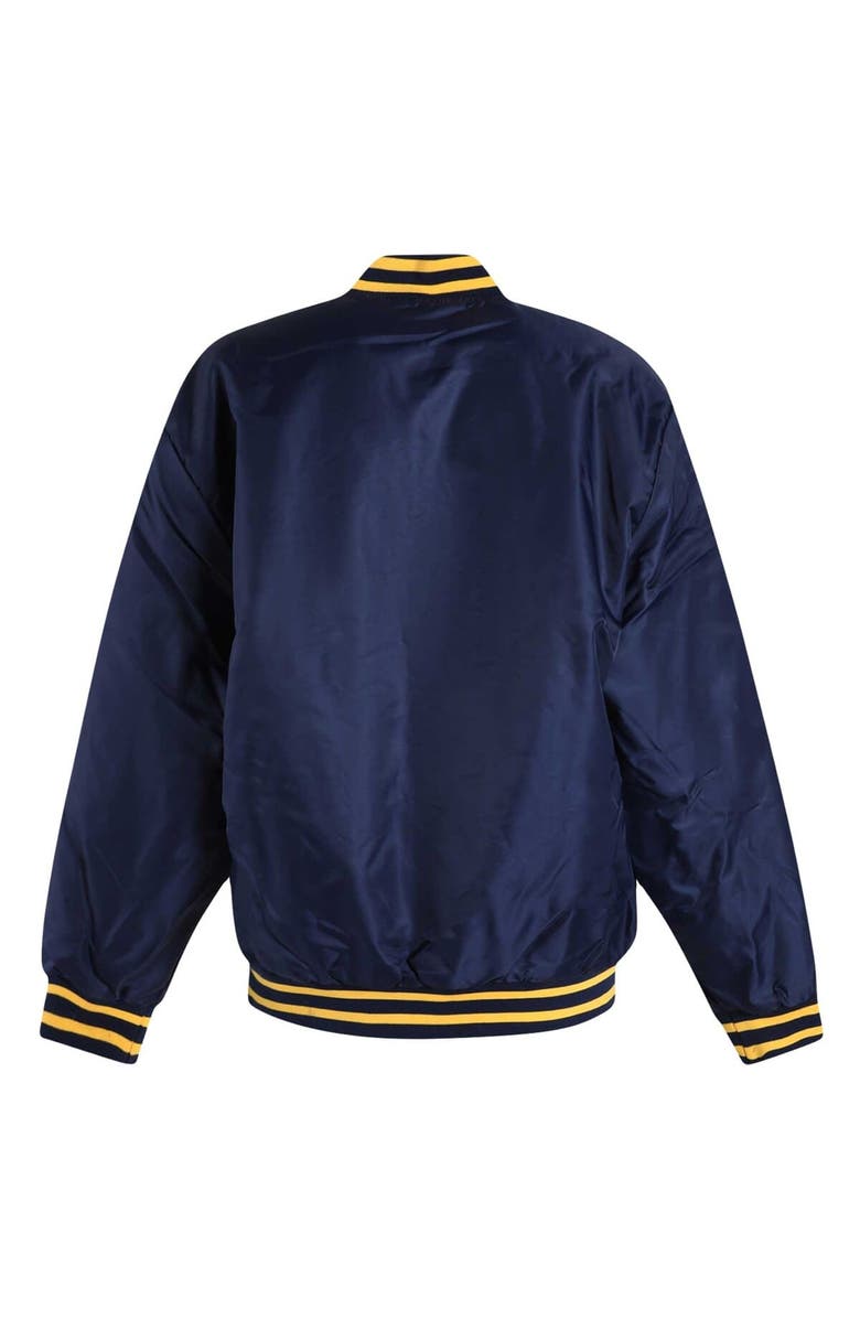 Hype and Vice Women's Hype and Vice Navy Michigan Wolverines A-Game Varsity Full-Snap Jacket, Alternate, color, Navy