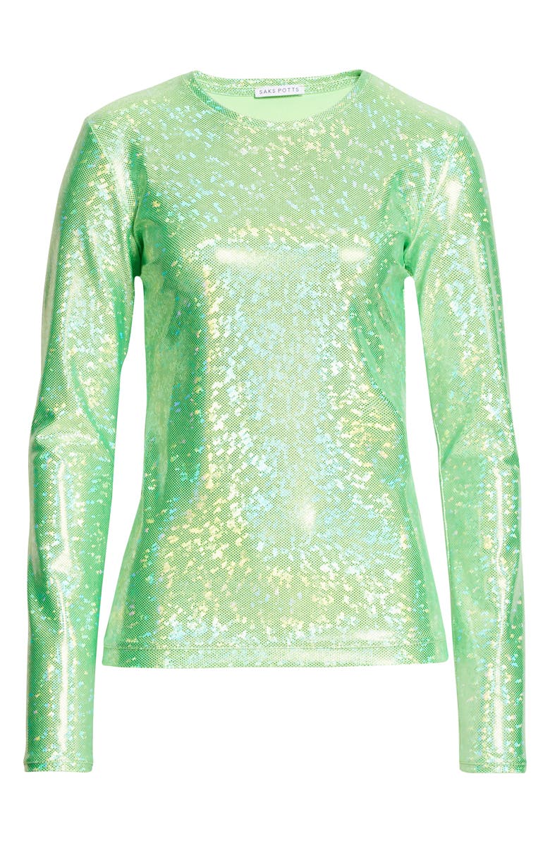 Saks Potts Saya Shimmer Top, Alternate, color, 