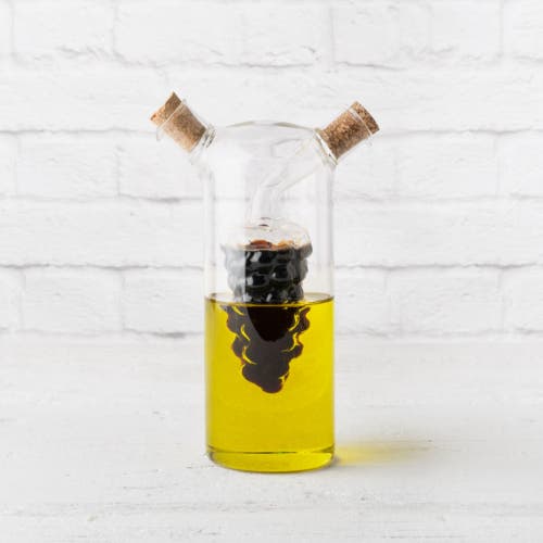 Twine Oil Vinegar Cruet In Clear