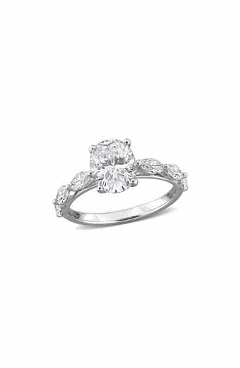 Created Moissanite Ring