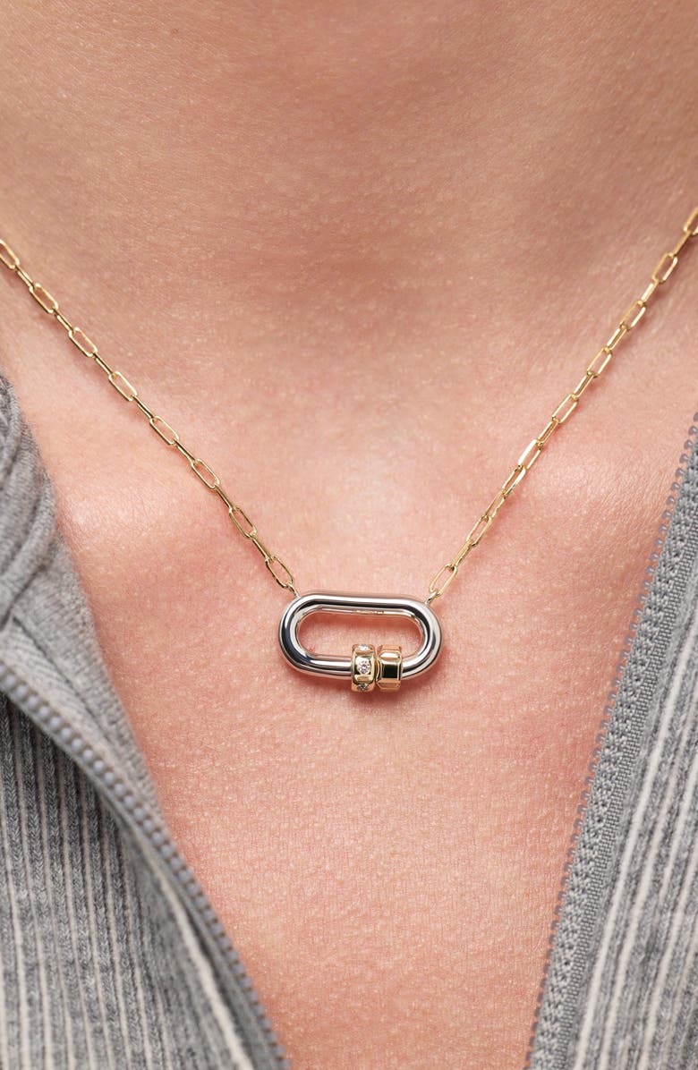 Ana Luisa Cyrus Pendant Necklace, Alternate, color, Gold / Silver