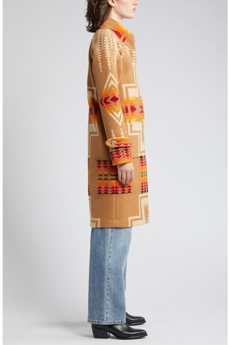 1930s Archive Coat, Alternate, color, TAN HARDING JACQUARD