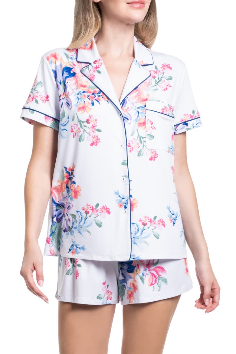 Ramona Floral Pajamas, Main, color, IVORY