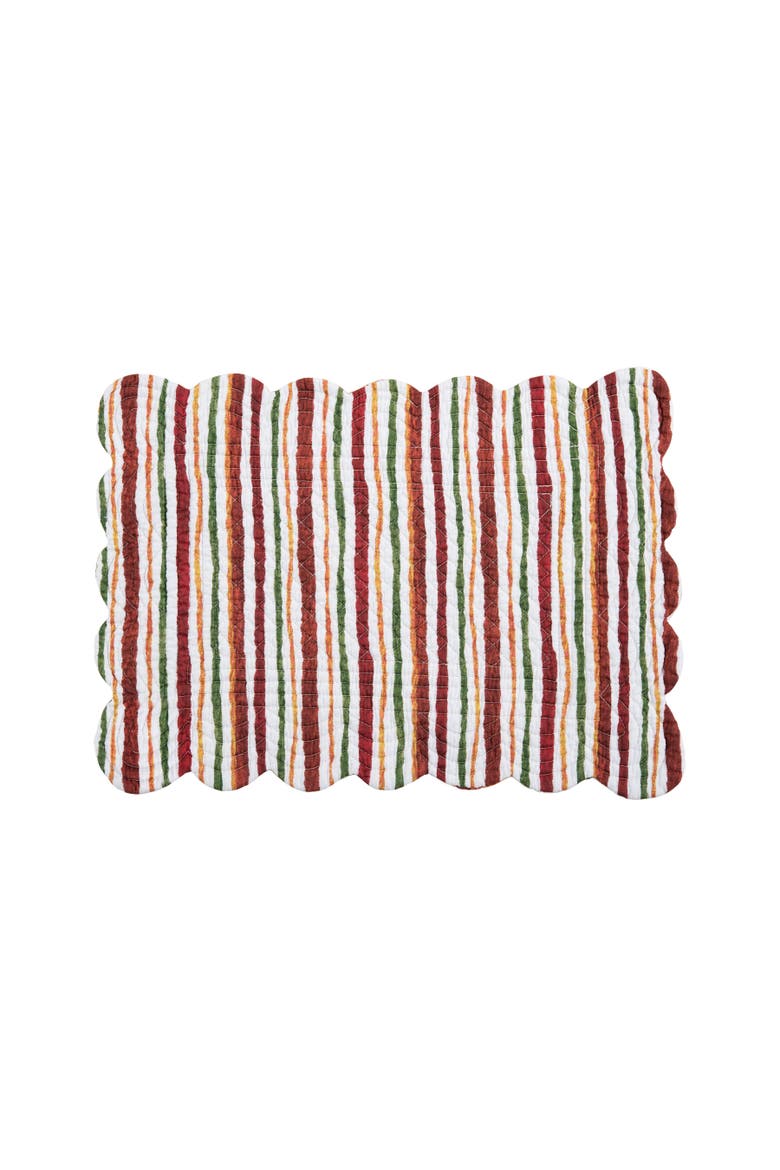 Camilla Placemats Set of 6, 13" x 19", Alternate, color, Orange