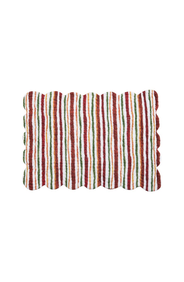 C&F Home Camilla Placemats Set of 6, 13" x 19", Alternate, color, Orange