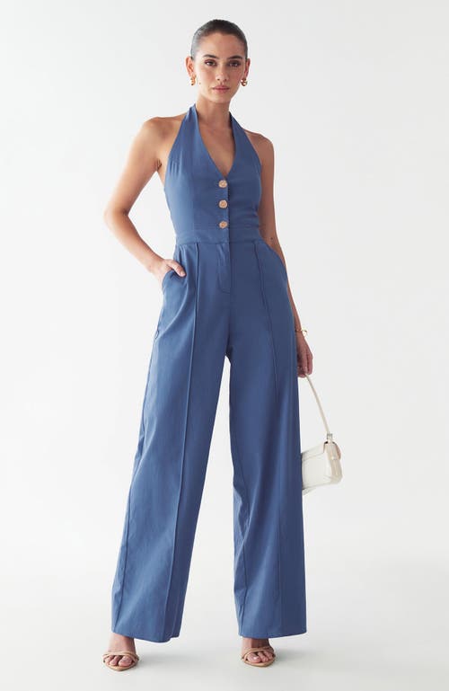 Bwldr Amie Jumpsuit In Blue