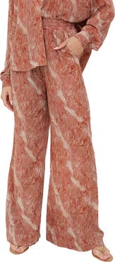 Raffya Ginger High Waist Tiger Print Trouser