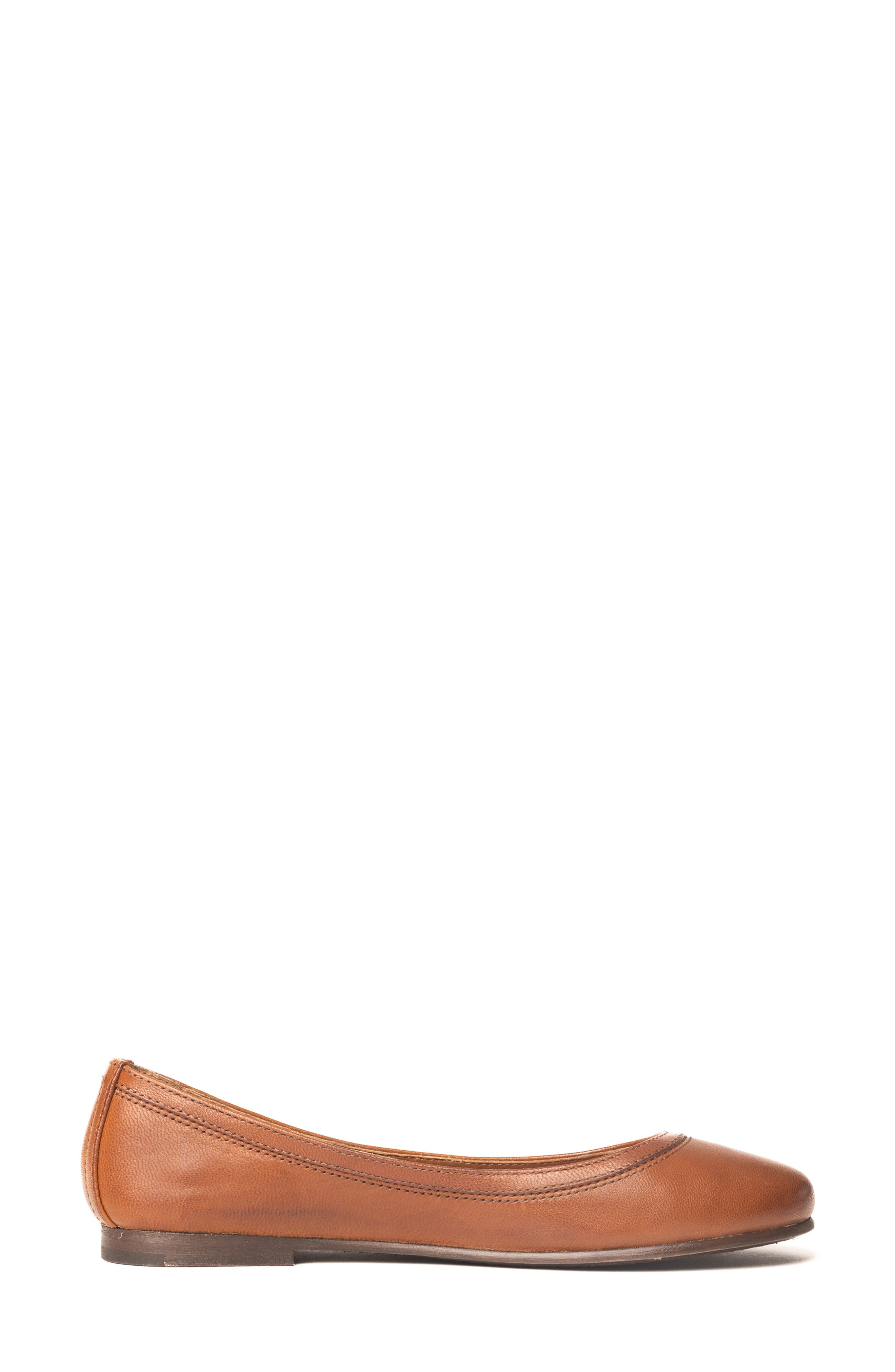 Frye Carson Ballet Flat, Alternate, color, Cognac