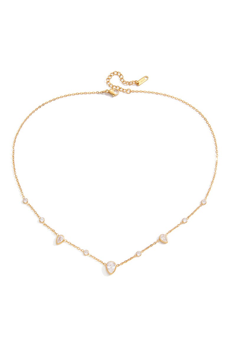 Dewdrop Necklace, Main, color, GOLD