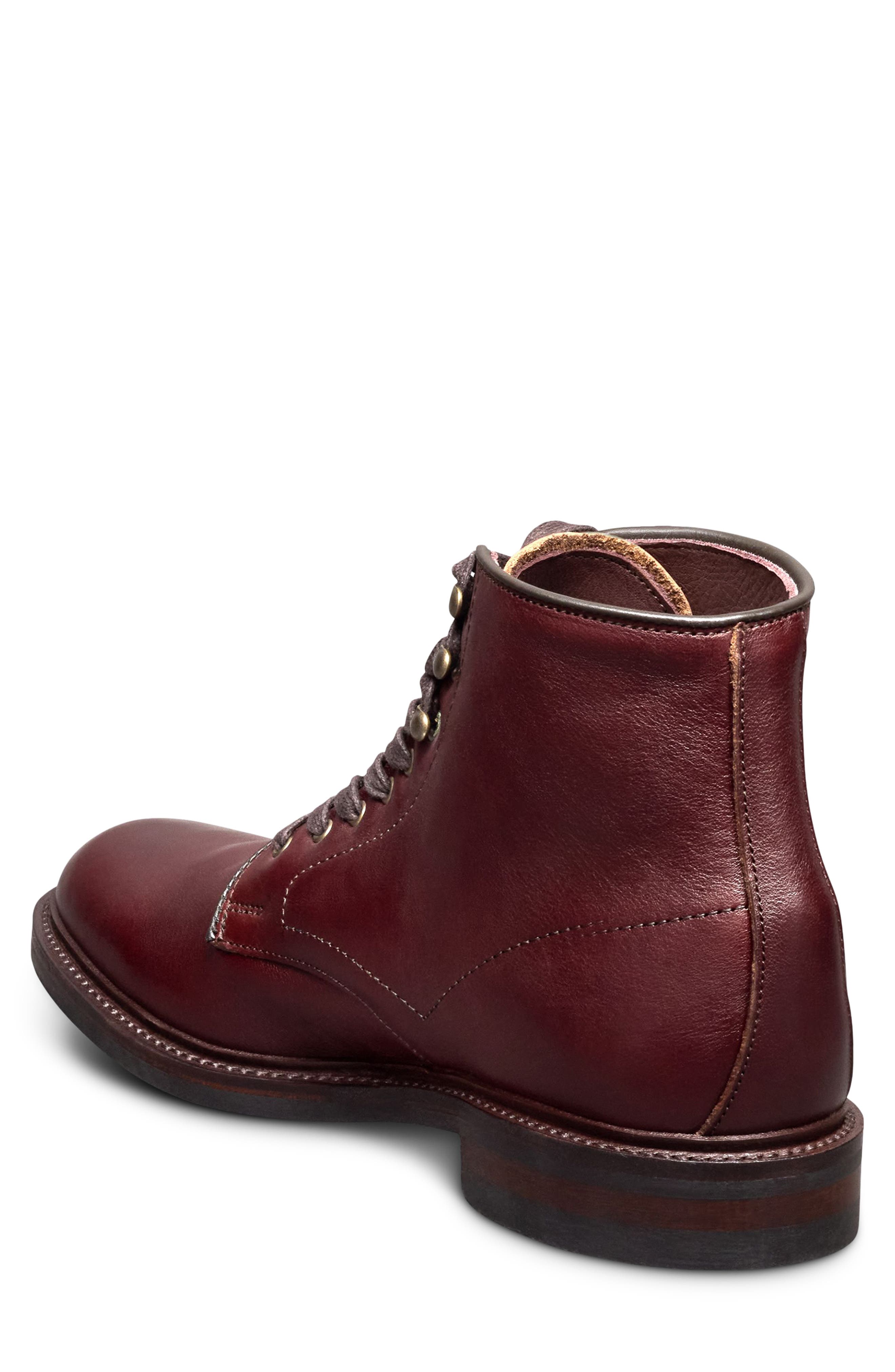 Higgins Mill Plain Toe Boot, Alternate, color, BURGUNDY CHROMEXCEL LEATHER