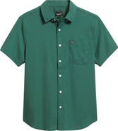 Brixton Sanford Short Sleeve Oxford Button-Down Shirt