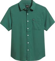 Brixton Sanford Short Sleeve Oxford Button-Down Shirt