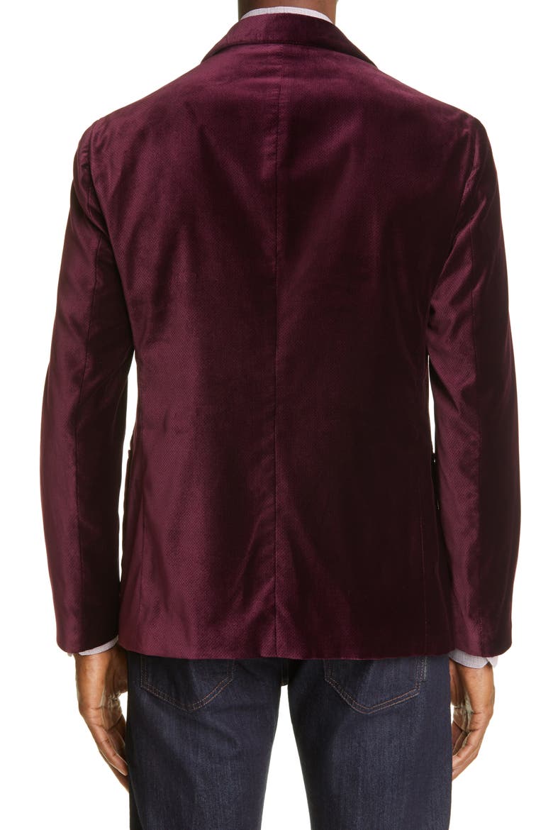 Velvet Blazer, Alternate, color, MAROON