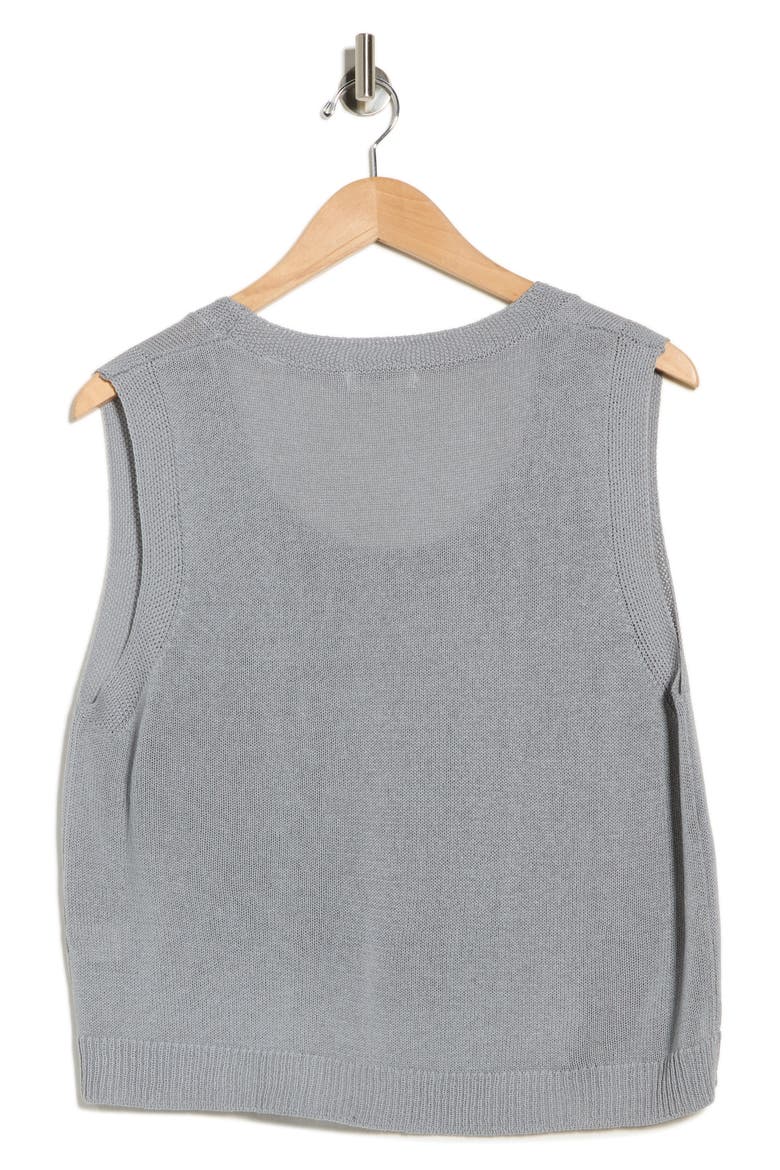 Knit Shell Top, Alternate, color, SLATE