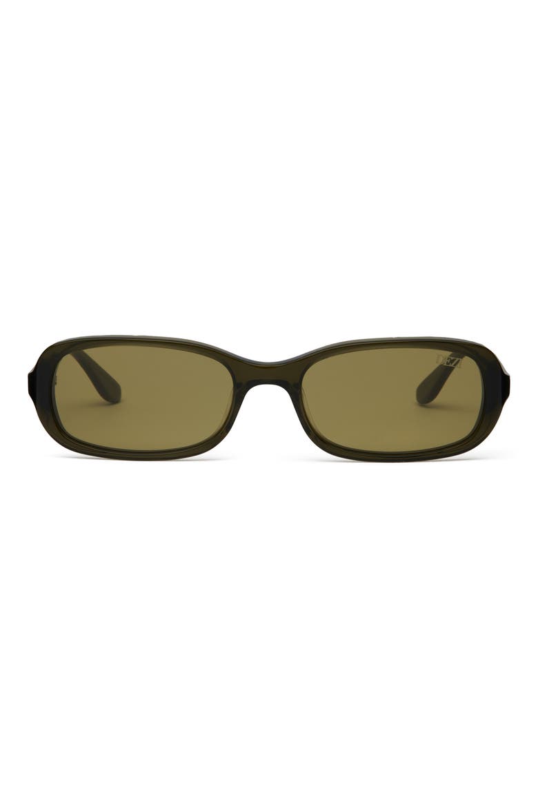 Cindy 54mm Oval Sunglasses, Main, color, CRYSTAL SAGE GREEN / GREEN