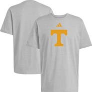 adidas Men's adidas Gray Tennessee Volunteers Primary Logo T-Shirt
