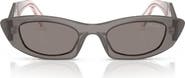 Prada 52mm Oval Sunglasses
