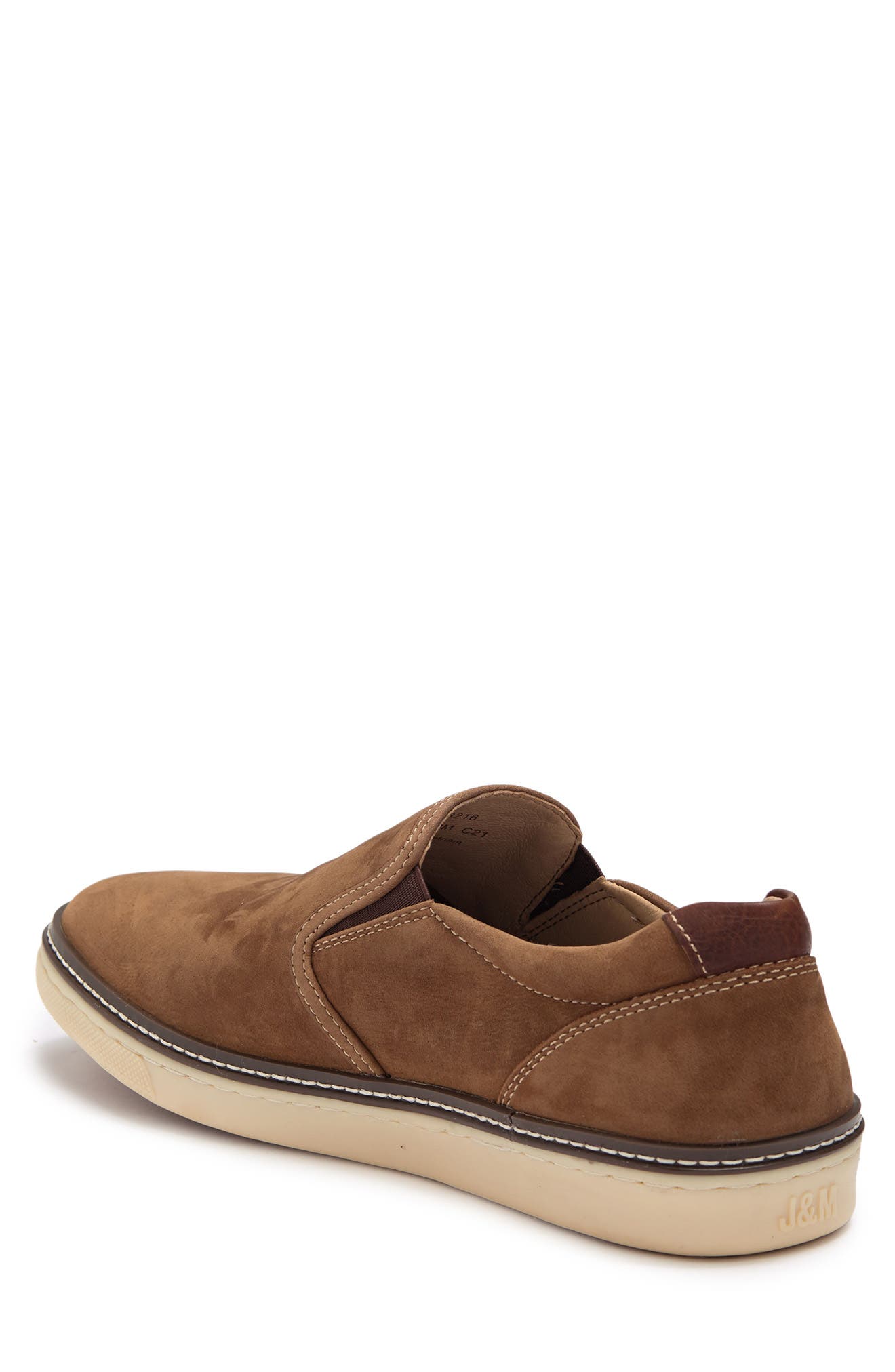 Johnston & Murphy JOHNSTON AND MURPHY Suede Slip-on Sneaker, Alternate, color, Brown Oiled