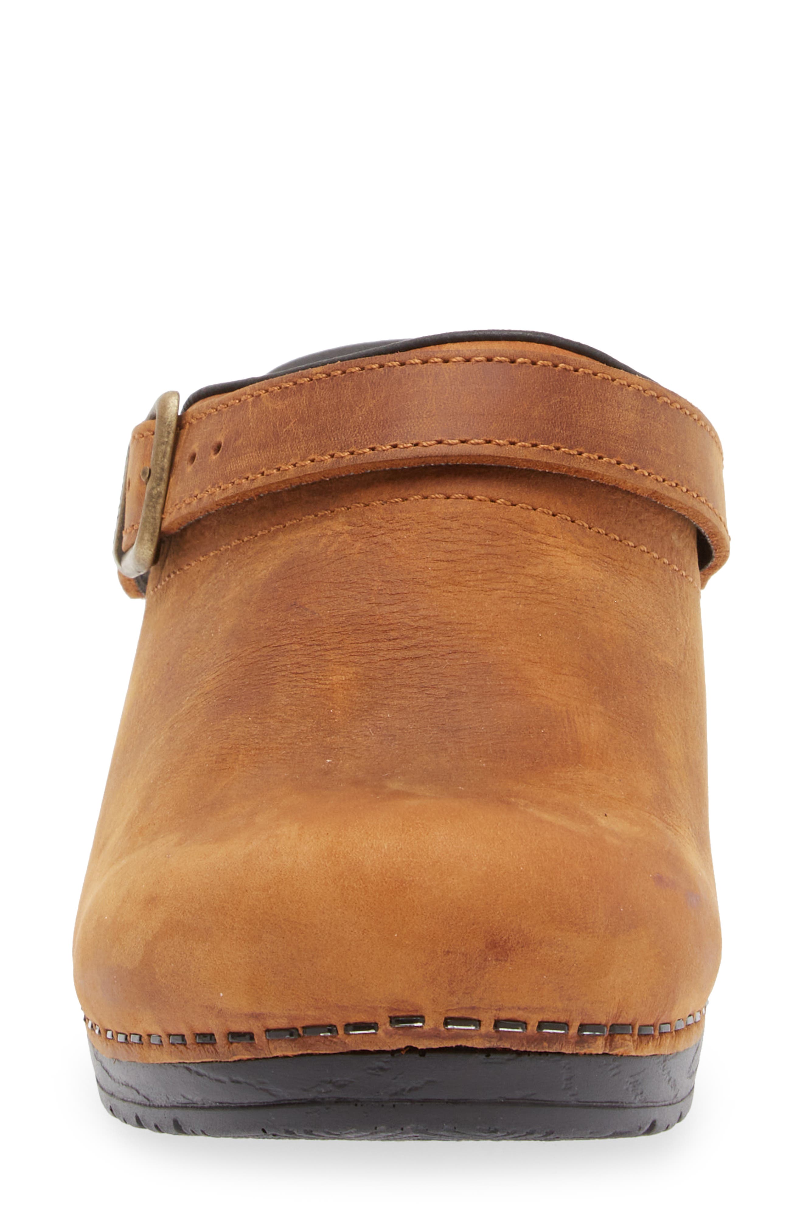 Sanita Morse Slingback Clog, Alternate, color, Antique Brown