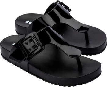 Cozy Buckle Slide Sandal