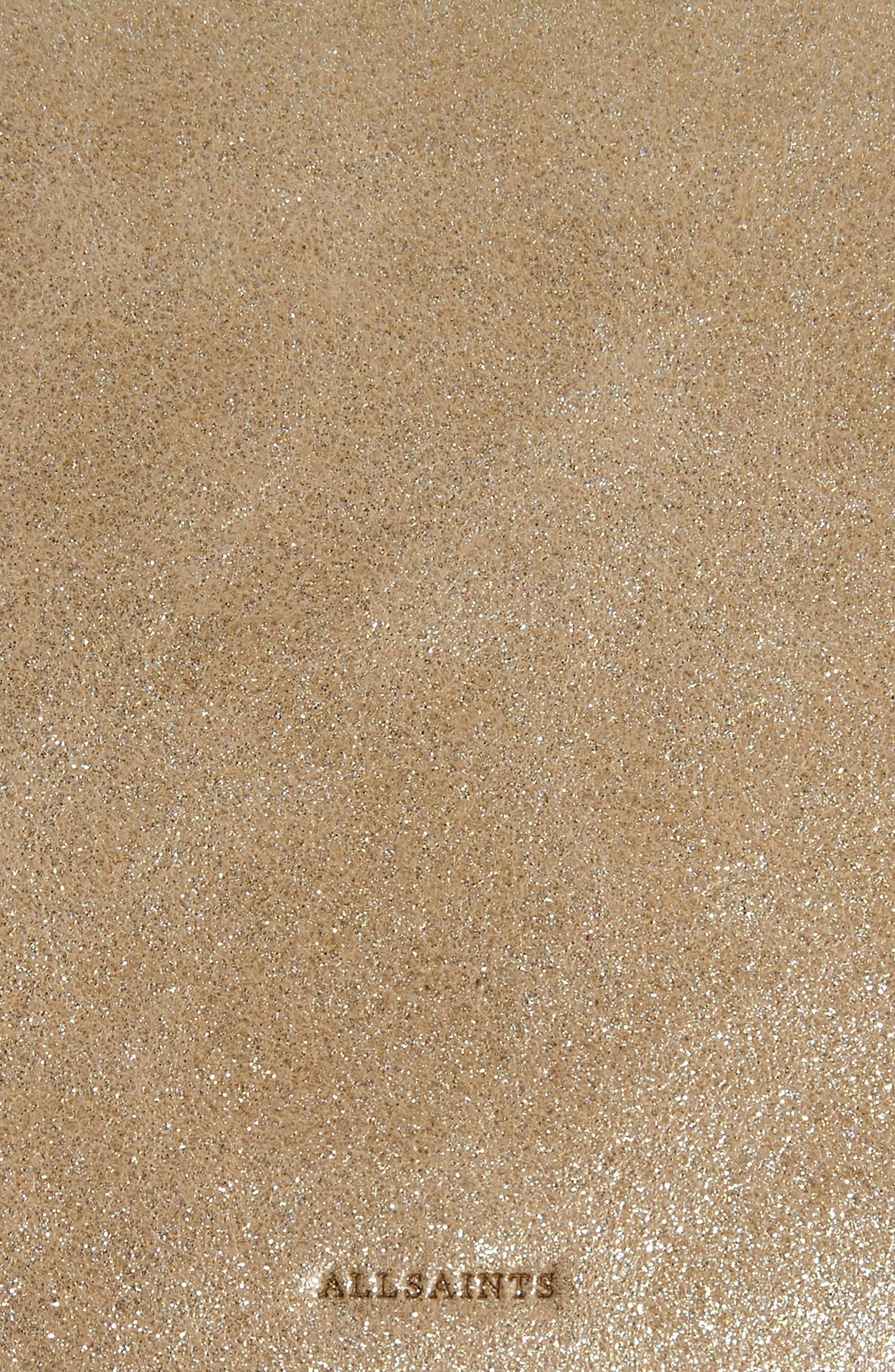 Fetch Leather Bag, Alternate, color, GLITTER GOLD