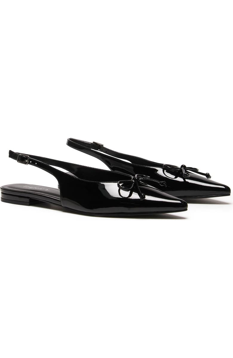 Therapy Australia Lavin Slingback Ballet Flat, Main, color, Black Patent Pu