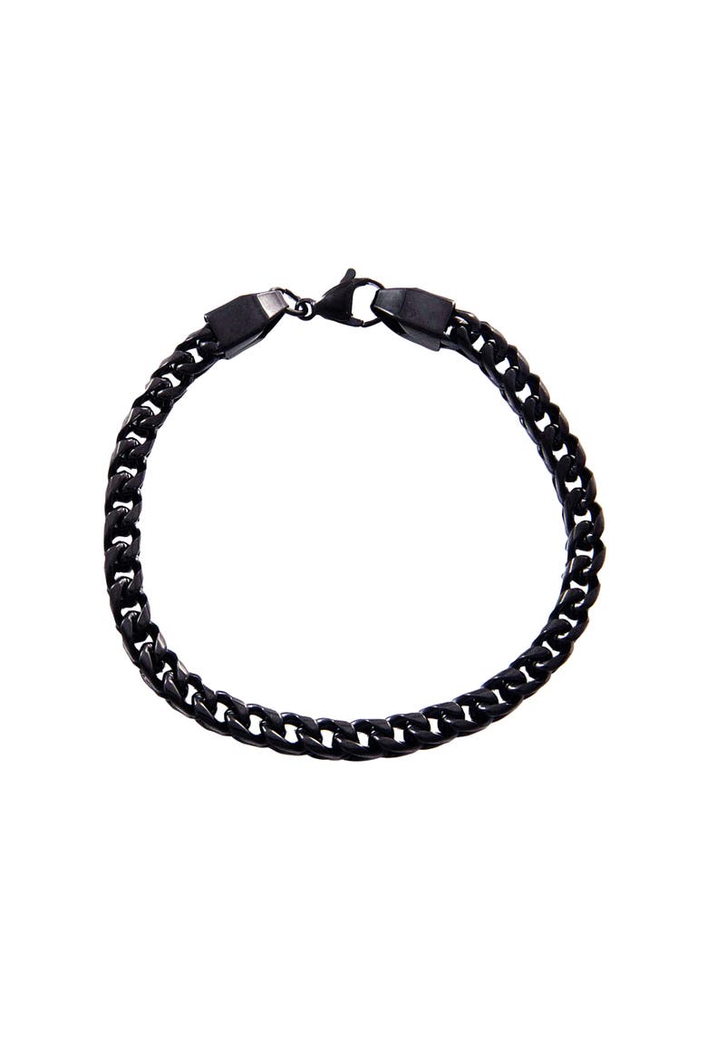 Spiga Chain Bracelet, 8.75'' Chain, Alternate, color, Black