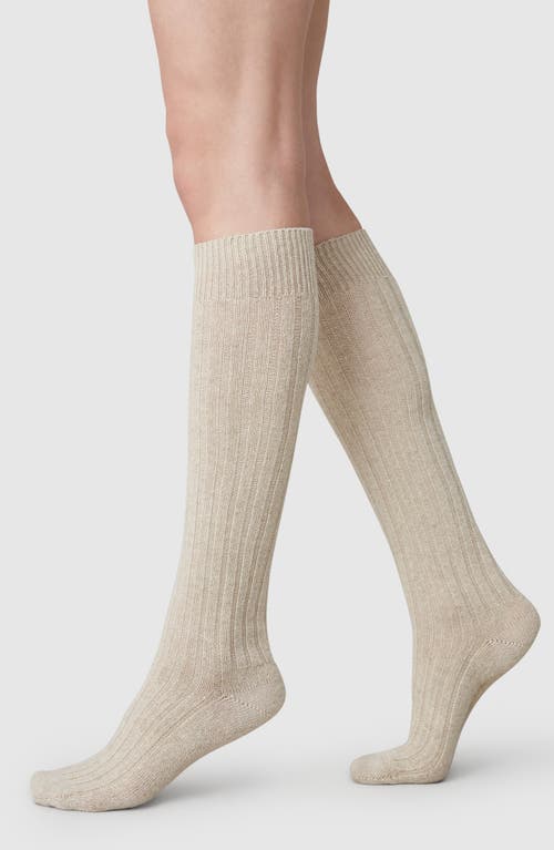 Swedish Stockings Bodil Chunky Knee High Socks In Neutral