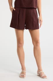 Madewell Solid Linen Blend Shorts