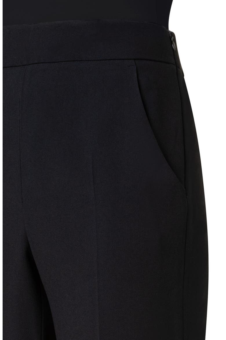 Chris Crepe Ankle Pants, Alternate, color, BLACK