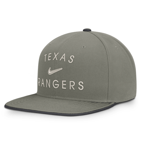 Men's Nike Olive Texas Rangers Pro Dri-FIT Snapback Hat