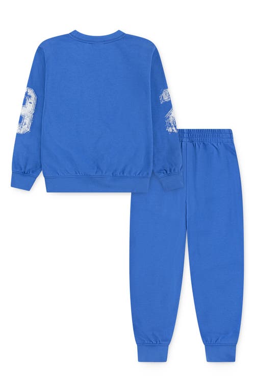Jordan Kids' Mj Mvp Fleece Sweatshirt & Joggers Set In Blue