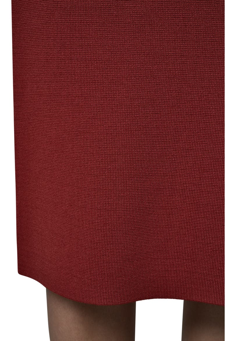 Sweater Midi Pencil Skirt, Alternate, color, SUNBAKED