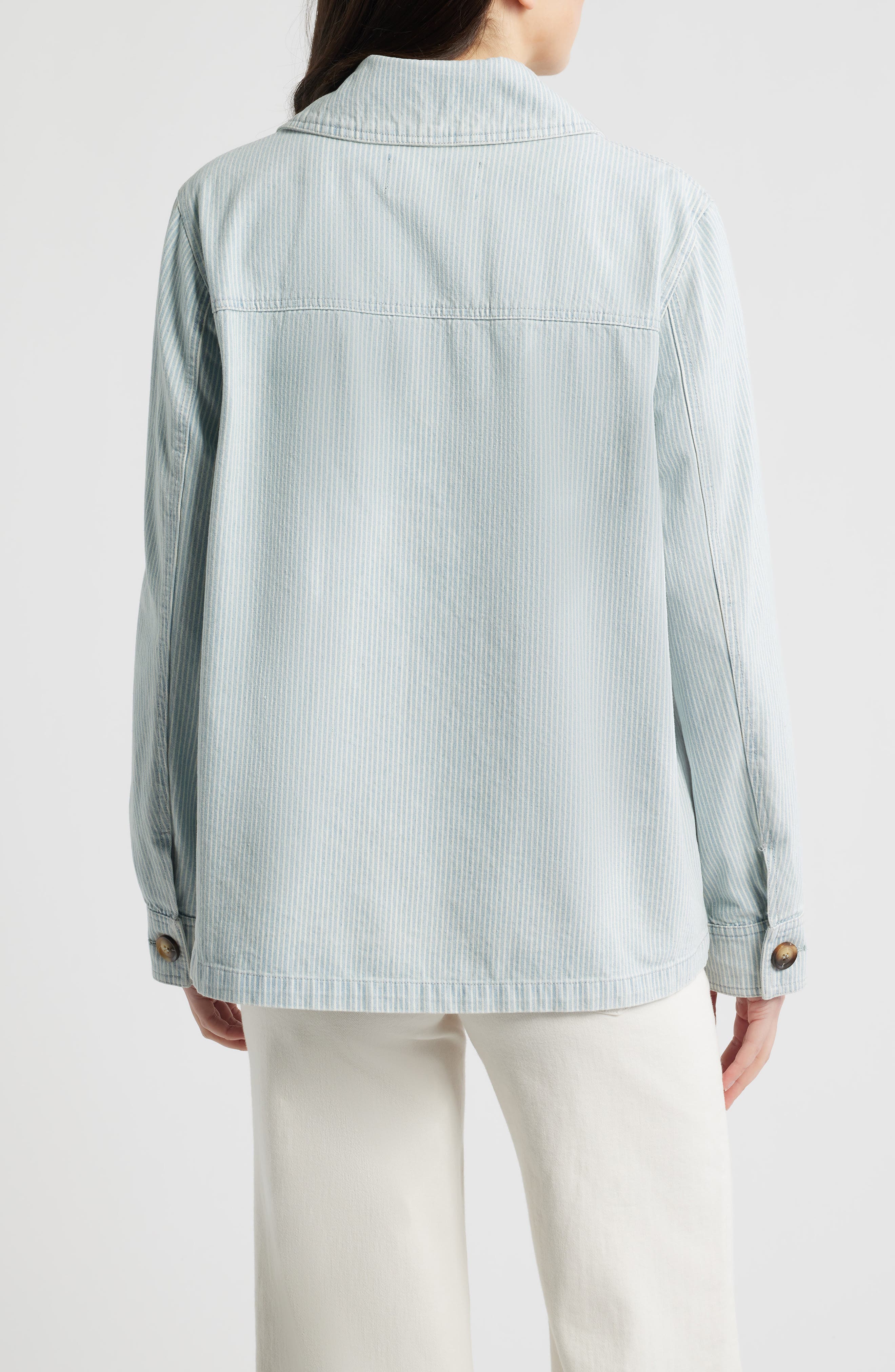 Stripe Denim Jacket - image 4