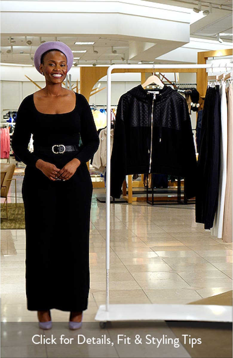 Mixed Media Zip-Up Hooded Jacket, sales video thumbnail