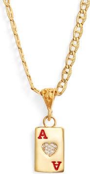 VIDAKUSH Ace of Hearts Necklace