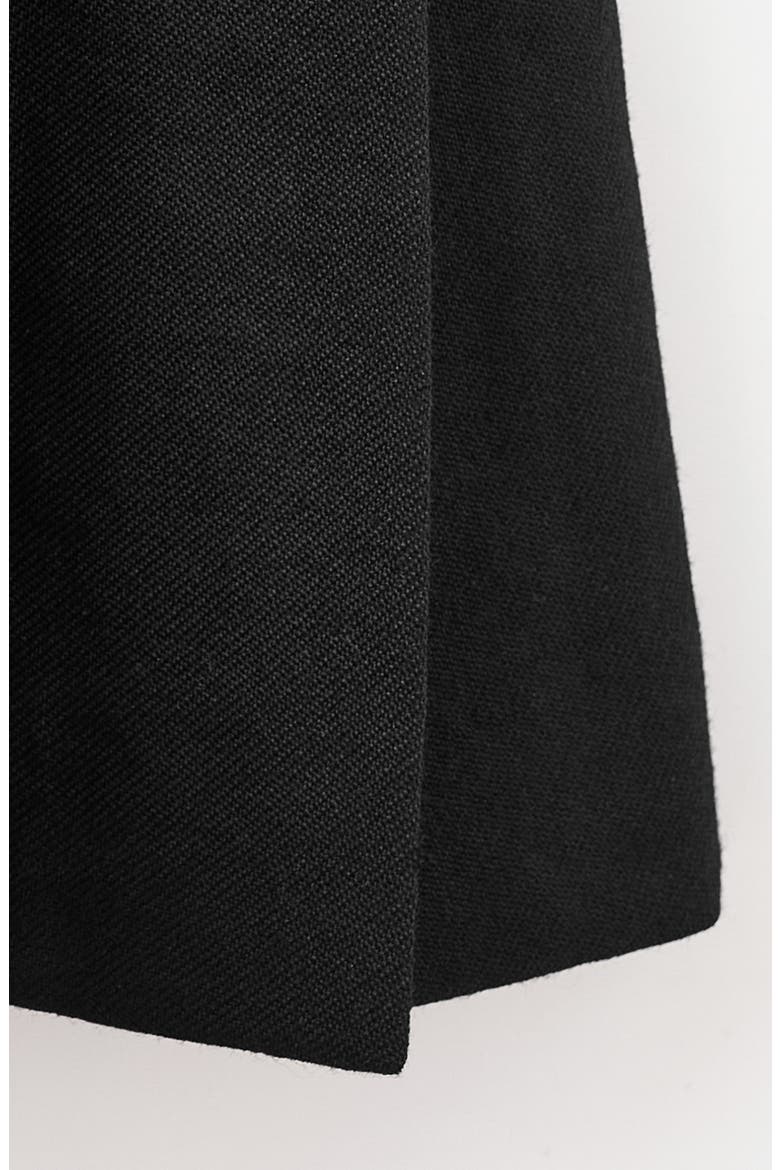 x Kaia Gerber Wool Flare Leg Dress Pants, Alternate, color, BLACK