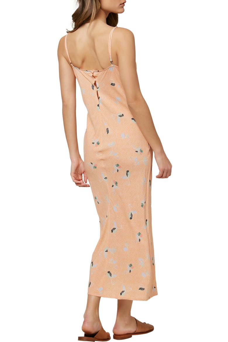 Izzy Tank Midi Dress, Alternate, color, APRICOT