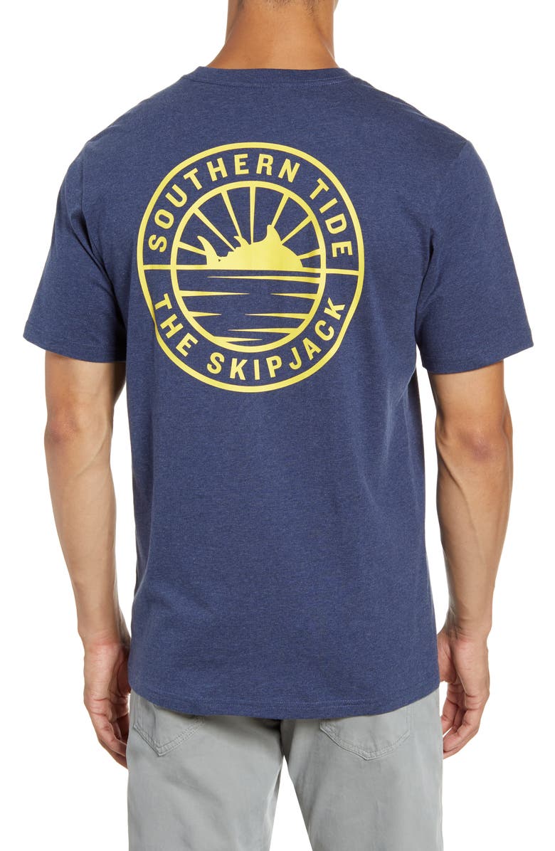 Southern Tide Dawn of Skipjack Pocket T-Shirt, Alternate, color, 