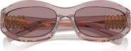 Miu Miu 61mm Oval Sunglasses