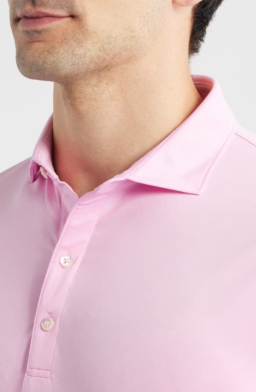 Johnnie-o Birdie Classic Fit Performance Polo In Pink