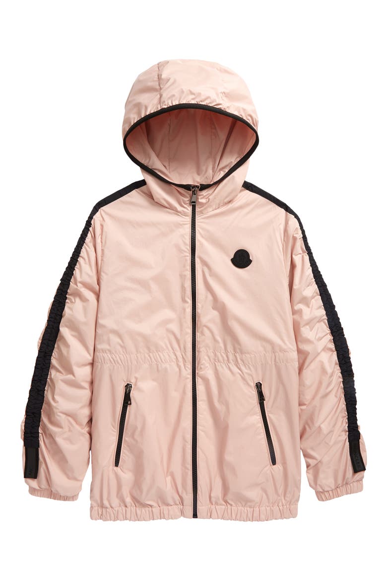 Denata Nylon Hooded Jacket, Main, color, PINK