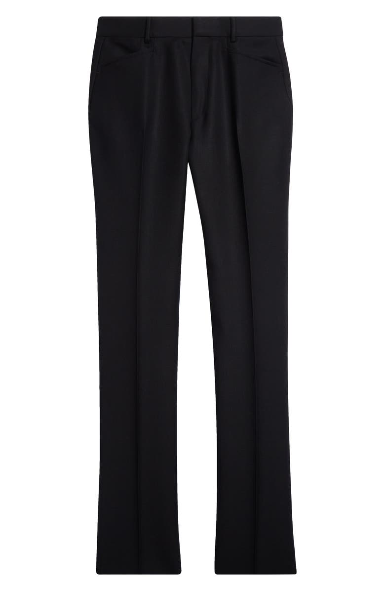 TOM FORD Dyllan Wool Blend Slim Fit Pants, Alternate, color, Lb999 Black